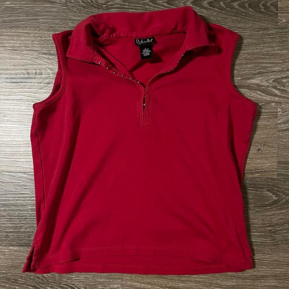 Rafaella Women's Red Vest